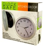 Kitchen Wall Clock Safe