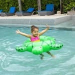 Pool Candy Giant Oyster Shell Lounge with Glitter Pearl Beach Ball - Image 3